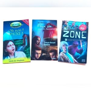 🟥3/15$  Bundle of french teen novels